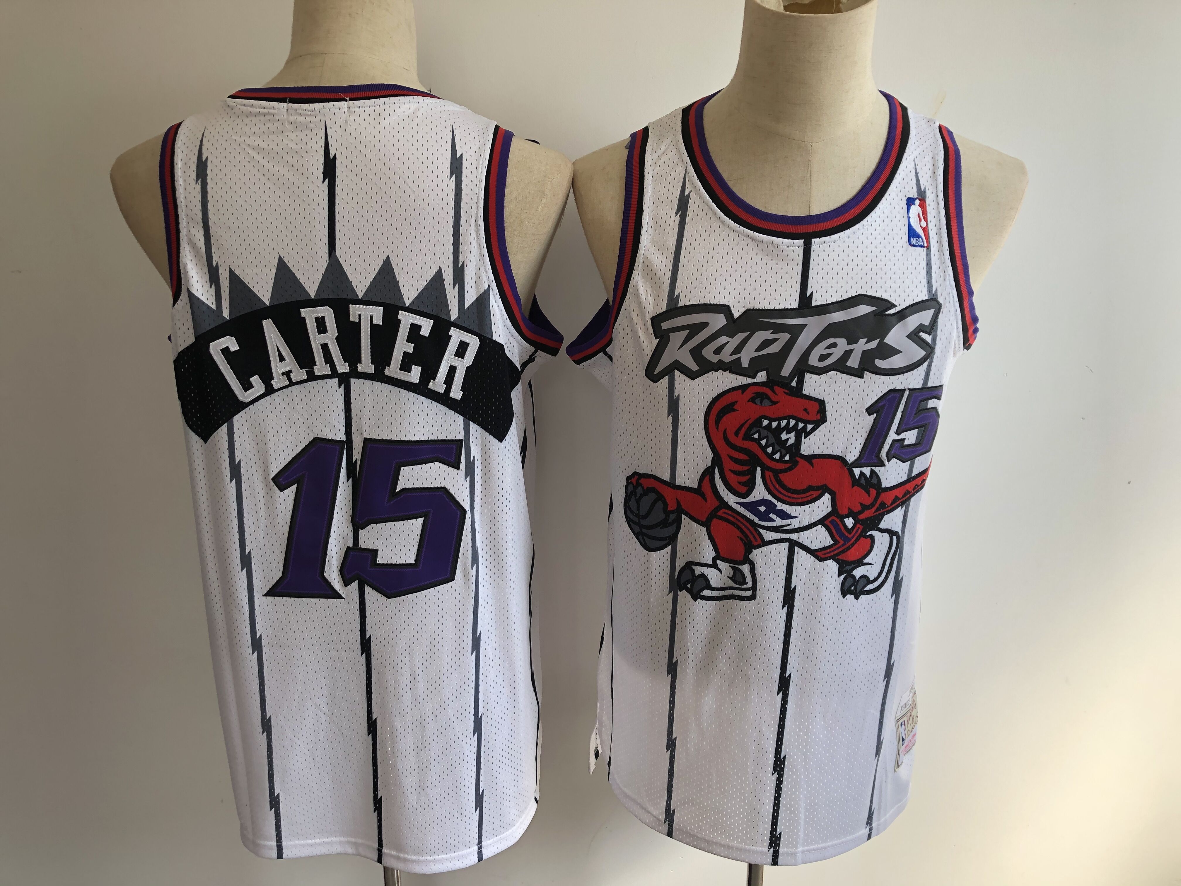 2020 Men Toronto Raptors 15 Carter white NBA Jerseys
